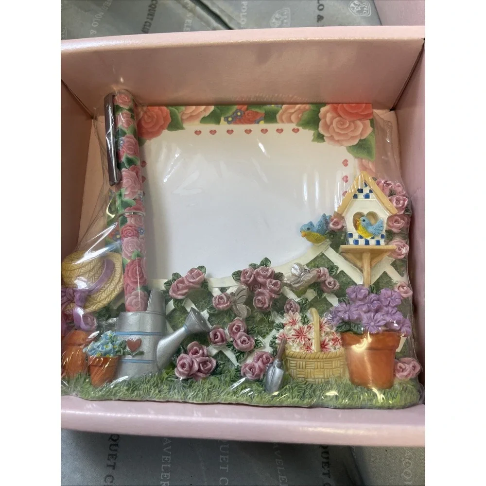 Stationary Gift Set Vintage Notebook, Memo Pad, Pen Wrapped NIB